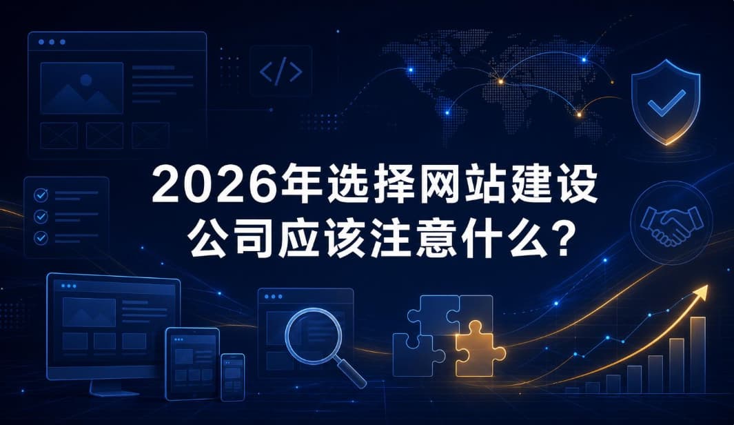 2026年选择网站建设公司应该注意什么？